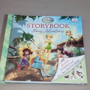 Disney Fairies Storybook Fairy Adventures Book  15 Paper Dolls  150 Sticker 2008